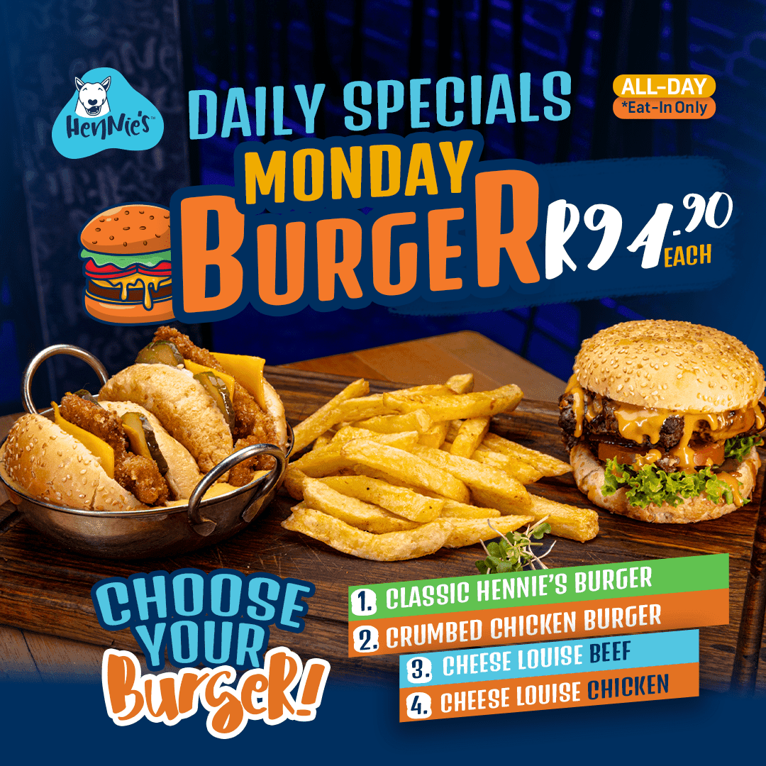 Hennie's Randfontein | Great Food & Vibe in Randfontein